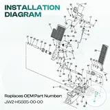 golf cart throttle position sensor accelerator
